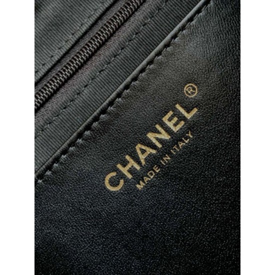 Replica Zaino Chanel 25B Clover Series Vintage AS5715 Pelle di vitello granata Nero Imitazioni Replica Zaino Chanel 25B Clover Series Vintage AS5715 Pelle di vitello granata Nero