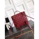 Replica Zaino Chanel 25B Clover Series Vintage AS5715 Pelle di vitello granata Rosso Imitazioni Replica Zaino Chanel 25B Clover Series Vintage AS5715 Pelle di vitello granata Rosso