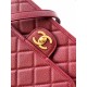 Replica Zaino Chanel 25B Clover Series Vintage AS5715 Pelle di vitello granata Rosso Imitazioni Replica Zaino Chanel 25B Clover Series Vintage AS5715 Pelle di vitello granata Rosso