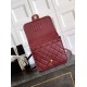 Replica Zaino Chanel 25B Clover Series Vintage AS5715 Pelle di vitello granata Rosso Imitazioni Replica Zaino Chanel 25B Clover Series Vintage AS5715 Pelle di vitello granata Rosso
