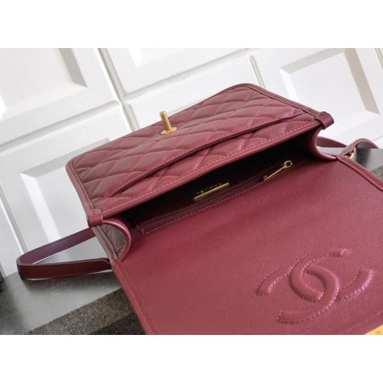 Replica Zaino Chanel 25B Clover Series Vintage AS5715 Pelle di vitello granata Rosso Imitazioni Replica Zaino Chanel 25B Clover Series Vintage AS5715 Pelle di vitello granata Rosso