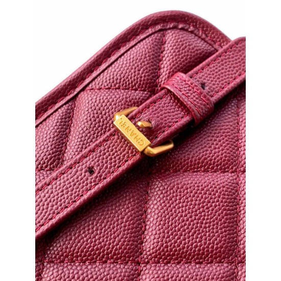 Replica Zaino Chanel 25B Clover Series Vintage AS5715 Pelle di vitello granata Rosso Imitazioni Replica Zaino Chanel 25B Clover Series Vintage AS5715 Pelle di vitello granata Rosso