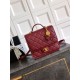 Replica Zaino Chanel 25B Clover Series Vintage AS5715 Pelle di vitello granata Rosso Imitazioni Replica Zaino Chanel 25B Clover Series Vintage AS5715 Pelle di vitello granata Rosso