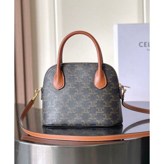 Replica Borse Firmate a mano Celine Teen Honorine Caffè scuro Imitazioni Replica Borse Firmate a mano Celine Teen Honorine Caffè scuro