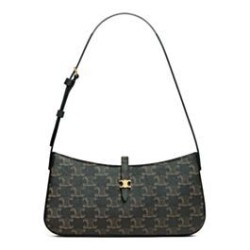 Replica Borsa a tracolla Celine Tina Caffè scuro