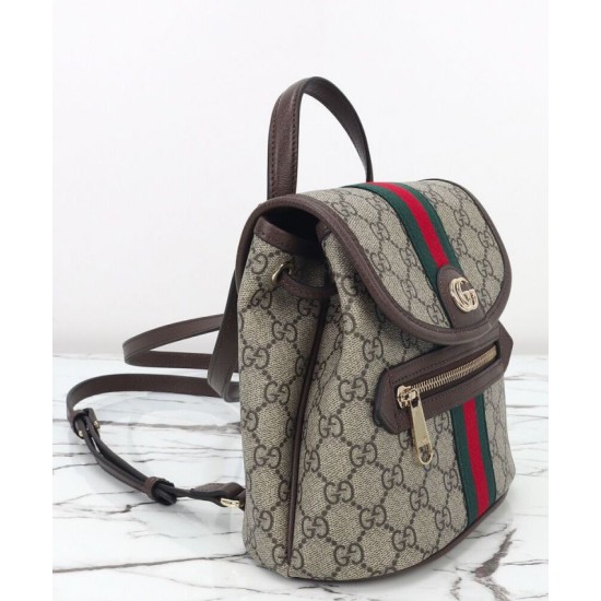 Replica Zaino piccolo Gucci Ophidia 836854 Caffè scuro Imitazioni Replica Zaino piccolo Gucci Ophidia 836854 Caffè scuro