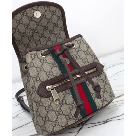 Replica Zaino piccolo Gucci Ophidia 836854 Caffè scuro Imitazioni Replica Zaino piccolo Gucci Ophidia 836854 Caffè scuro