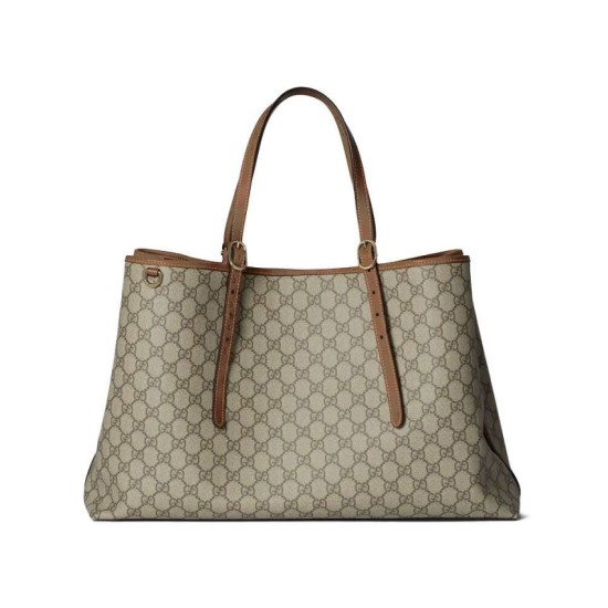 Replica Borsa tote oversize Gucci GG Emblem Series 815212 Caffè Imitazioni Replica Borsa tote oversize Gucci GG Emblem Series 815212 Caffè