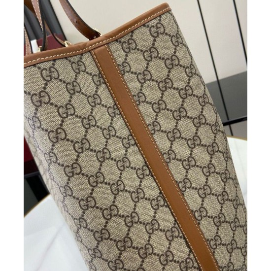 Replica Borsa tote oversize Gucci GG Emblem Series 815212 Caffè Imitazioni Replica Borsa tote oversize Gucci GG Emblem Series 815212 Caffè