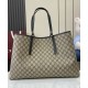 Replica Bora Pari tote oversize Gucci GG Emblem Series 815212 Nero Imitazioni Replica Bora Pari tote oversize Gucci GG Emblem Series 815212 Nero
