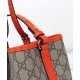 Replica Gucci Borsa tote piccola GG Emblem 815214 Arancione Imitazioni Replica Gucci Borsa tote piccola GG Emblem 815214 Arancione
