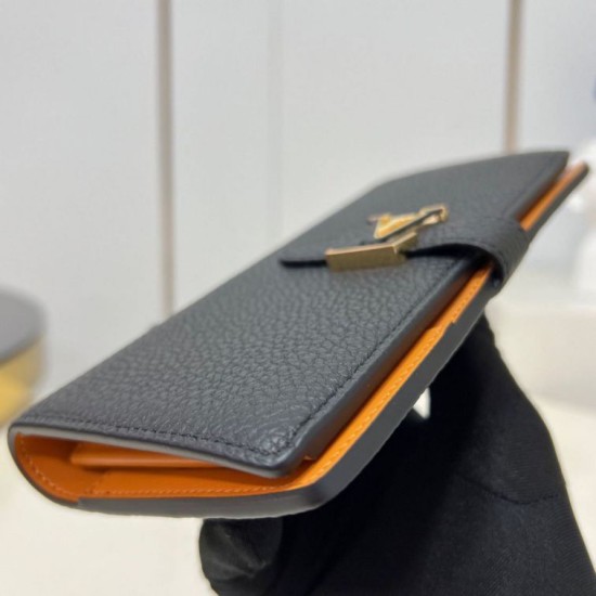 Replica Perfette Dettagli perfetti Louis Vuitton Louis Vuitton Vertical Portafoglio Taurillon M81330 imitazioni