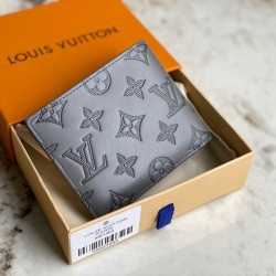 Pari replica Louis Vuitton Multiple Portafoglio Monogram Shadow M81383 qualità specchio Replica Perfette Pari Louis Vuitton Multiple Portafoglio Monogram Shadow M81383 imitazioni