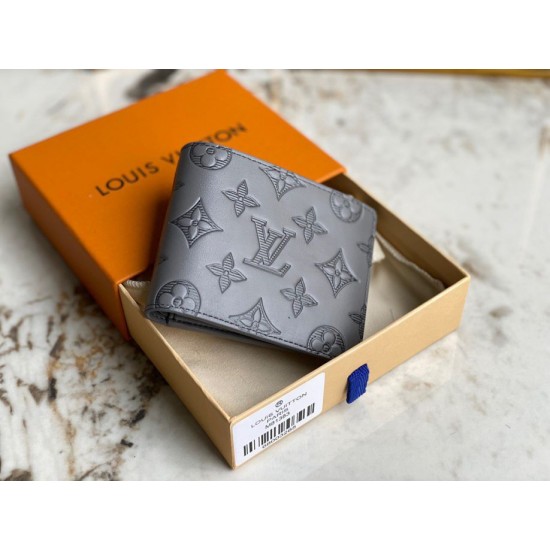 Pari replica Louis Vuitton Multiple Portafoglio Monogram Shadow M81383 qualità specchio Replica Perfette Pari Louis Vuitton Multiple Portafoglio Monogram Shadow M81383 imitazioni
