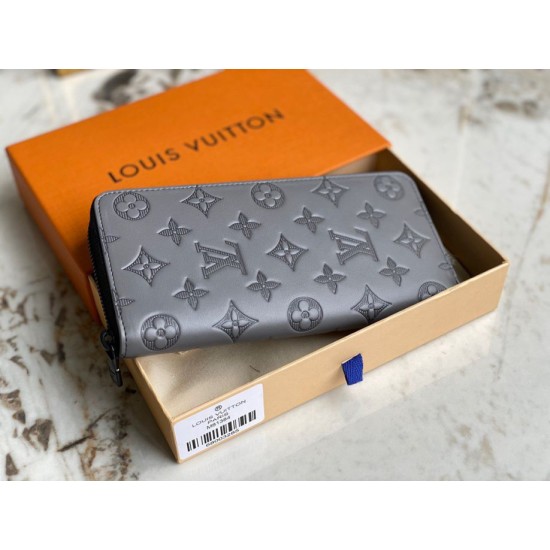 Alta gamma replica LV Zippy Portafoglio Vertical Monogram Shadow M81384 qualità specchio Replica Perfette Alta gamma LV Zippy Portafoglio Vertical Monogram Shadow M81384 imitazioni