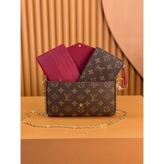Louis Vuitton Felicie Pochette M81896 Replica Replica Perfette Louis Vuitton Felicie Pochette M81896 imitazioni