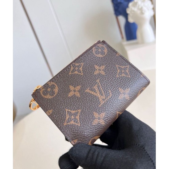 Replica Perfette Alta gamma Louis Vuitton Portafoglio Lisa Monogram Tela M82381 imitazioni