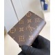 Replica Perfette Alta gamma Louis Vuitton Portafoglio Lisa Monogram Tela M82381 imitazioni