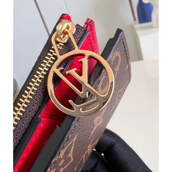 Replica Perfette Alta gamma Louis Vuitton Portafoglio Lisa Monogram Tela M82381 imitazioni