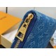 Replica Perfette Alta gamma Dettagli perfetti Louis Vuitton Zippy Coin Purse Monogram Denim M82957 imitazioni