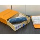 Replica Perfette Alta gamma Dettagli perfetti Louis Vuitton Zippy Coin Purse Monogram Denim M82957 imitazioni