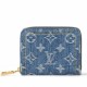 Replica Perfette Alta gamma Dettagli perfetti Louis Vuitton Zippy Coin Purse Monogram Denim M82957 imitazioni