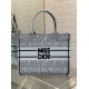 Replica Perfette Borse  Dior Media Book Tote Bag Blu Miss Dior Allover Embroidery imitazioni