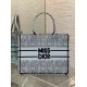 Replica Perfette Borse  Dior Media Book Tote Bag Blu Miss Dior Allover Embroidery imitazioni