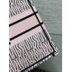 Dior Medium Book Tote Bag Pink Miss Dior Allover Embroidery Replica Replica Perfette Dior Medium Book Tote Bag Pink Miss Dior Allover Embroidery imitazioni
