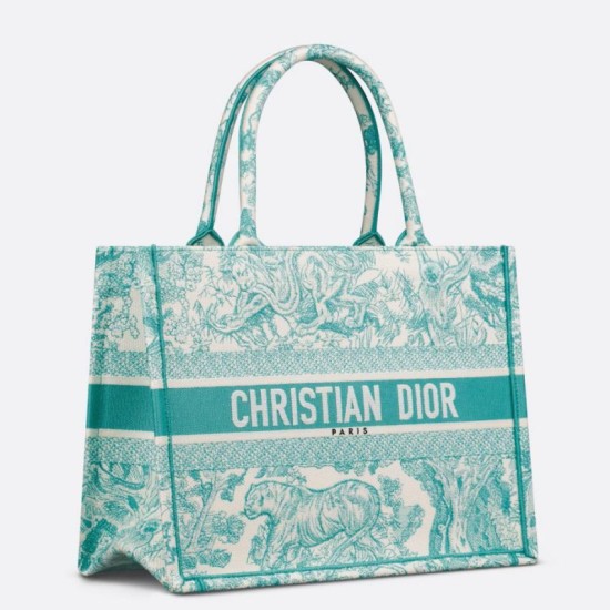 replica Dior media Dioriviera Book Tote Aquamarina Ricamo Toile de Jouy qualità specchio Replica Perfette Dior media Dioriviera Book Tote Aquamarina Ricamo Toile de Jouy imitazioni