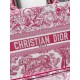 Dior Medium Dioriviera Book Tote Pink Toile de Jouy Embroidery Replica Replica Perfette Dior Medium Dioriviera Book Tote Pink Toile de Jouy Embroidery imitazioni