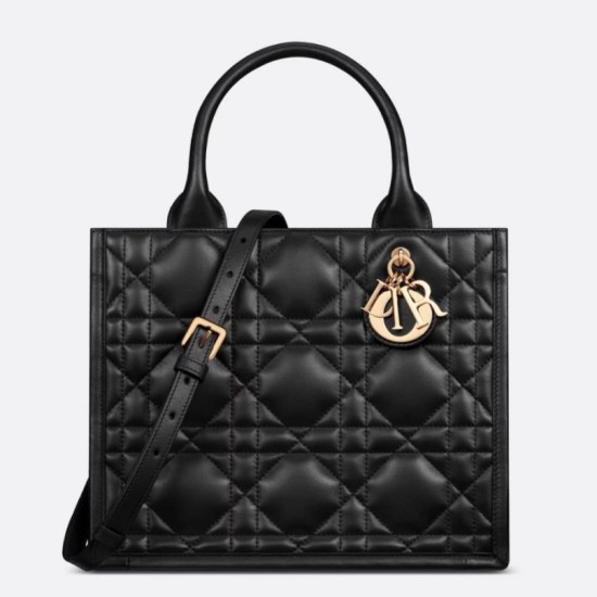 replica Dior piccola book tote con tracolla Pelle di vitello macrocannage nera qualità specchio Replica Perfette Dior piccola book tote con tracolla Pelle di vitello macrocannage nera imitazioni