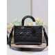 Replica Perfette Dior Medium Lady D-Sire My ABCDior Bag Black Crinkled Calfskin imitazioni