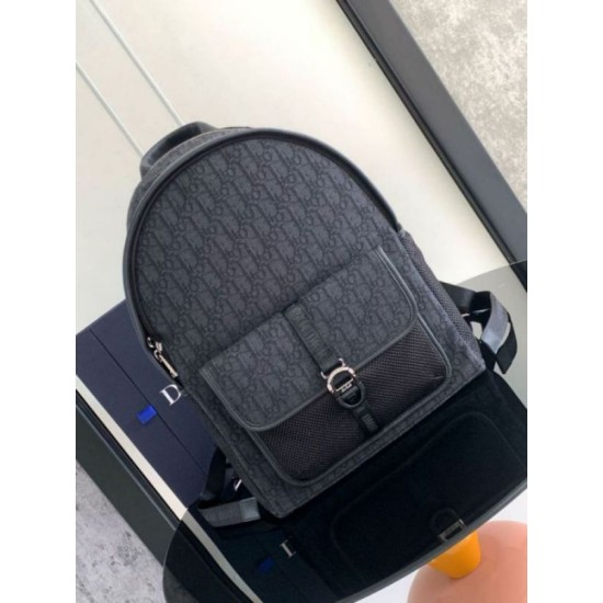Dior 8 Backpack Black Dior Oblique Jacquard Replica Replica Perfette Dior 8 Backpack Black Dior Oblique Jacquard imitazioni