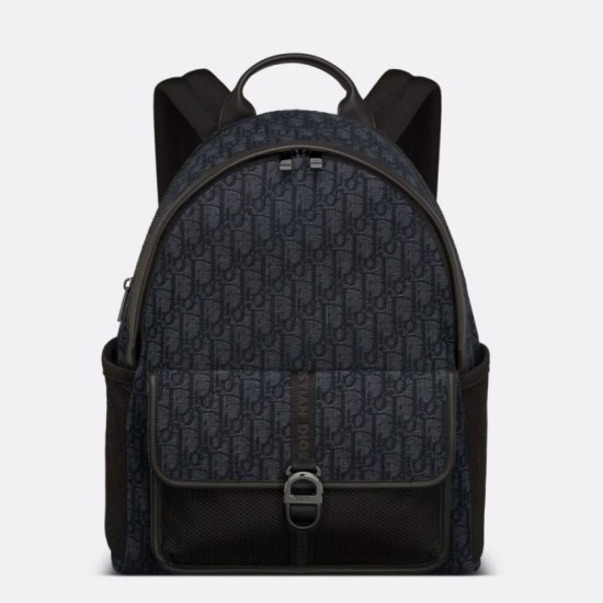 Dior 8 Backpack Black Dior Oblique Jacquard Replica Replica Perfette Dior 8 Backpack Black Dior Oblique Jacquard imitazioni