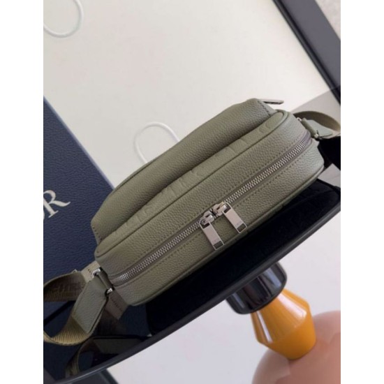 Dior Rider 2.0 Borsa a tracolla con cerniera Khaki Gravity Replica Replica Perfette Dior Rider 2.0 Borsa a tracolla con cerniera Khaki Gravity imitazioni
