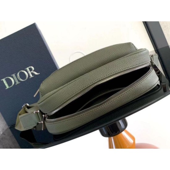 Dior Rider 2.0 Borsa a tracolla con cerniera Khaki Gravity Replica Replica Perfette Dior Rider 2.0 Borsa a tracolla con cerniera Khaki Gravity imitazioni