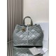 Replica Perfette Dior Toujours Grande Borsa Grigio Macrocannage Pelle di Vitello imitazioni