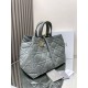 Replica Perfette Dior Toujours Grande Borsa Grigio Macrocannage Pelle di Vitello imitazioni