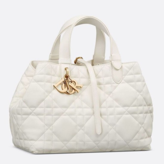 Dior Toujours Grande Borsa Macrocannage Pelle di Vitello Bianca Replica Replica Perfette Dior Toujours Grande Borsa Macrocannage Pelle di Vitello Bianca imitazioni
