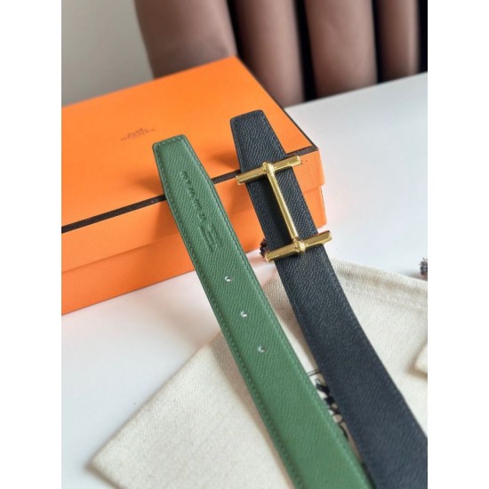 Replica Cintura Hermès H Ancre reversibile, 32 mm, pelle di vitello Epsom Nero e Verde Imitazioni Replica Cintura Hermès H Ancre reversibile, 32 mm, pelle di vitello Epsom Nero e Verde