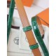 Replica Alta gamma Cintura Hermès Kelly 18 in alligatore lucido color malachite Imitazioni Replica Alta gamma Cintura Hermès Kelly 18 in alligatore lucido color malachite
