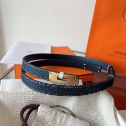 Replica Alta gamma Cintura Hermès Kelly Jean 18 in denim ed Epsom Imitazioni Replica Alta gamma Cintura Hermès Kelly Jean 18 in denim ed Epsom