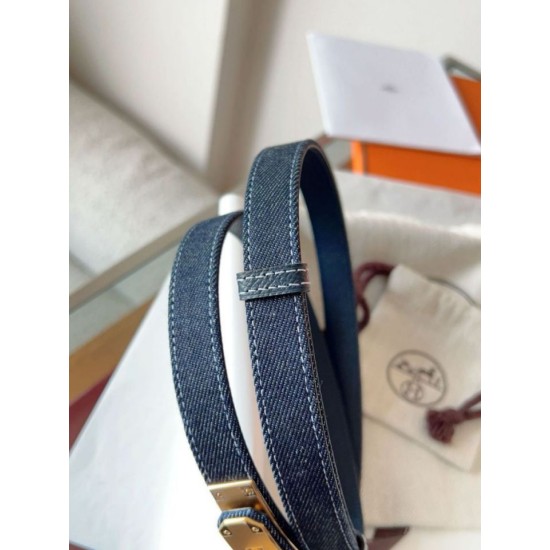 Replica Alta gamma Cintura Hermès Kelly Jean 18 in denim ed Epsom Imitazioni Replica Alta gamma Cintura Hermès Kelly Jean 18 in denim ed Epsom