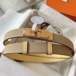 Replica Cintura Hermès Kelly 18 in tela Officier ed Epsom