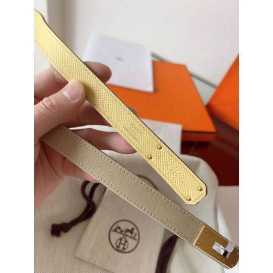 Replica Cintura Hermès Kelly 18 in tela Officier ed Epsom