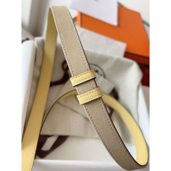 Replica Cintura Hermès Kelly 18 in tela Officier ed Epsom