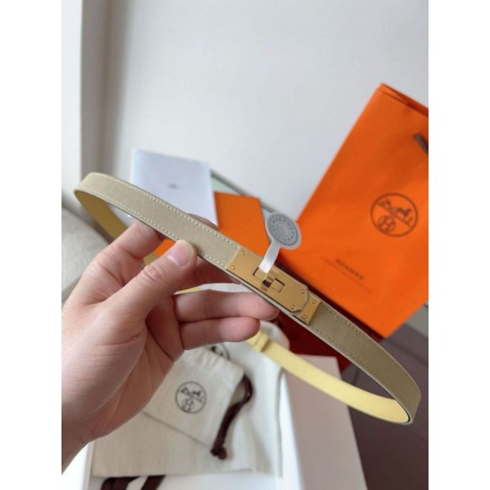 Replica Cintura Hermès Kelly 18 in tela Officier ed Epsom
