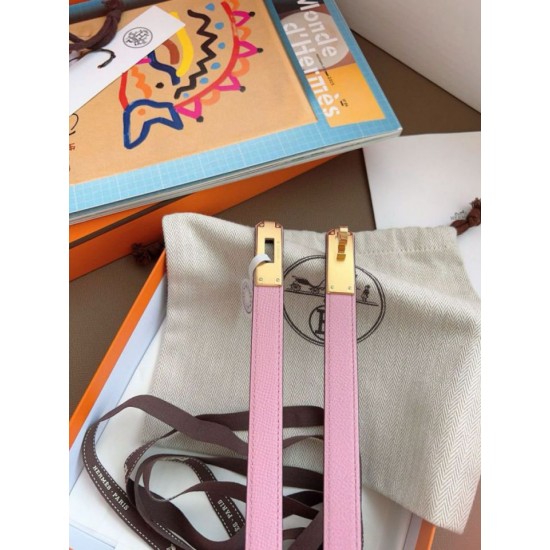 Replica Cintura Hermès Kelly 18 Rosa Epsom Imitazioni Replica Cintura Hermès Kelly 18 Rosa Epsom