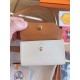 Replica Borsa Cintura Hermès Kelly Pocket 18 Biscuit e Pelle di Vitello Epsom Bianca